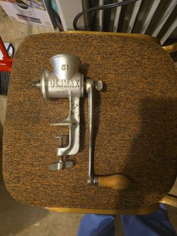 Climax No. 51 manual hand-crank meat and food grinder