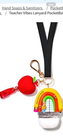 Bath & Body Works Teacher Appreciation Lanyard Gift