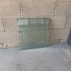 Glass sheets. 18.5” x 17” x 3/8”  - 2 sheets. $45 x 2 = $90. Or Best Offer.