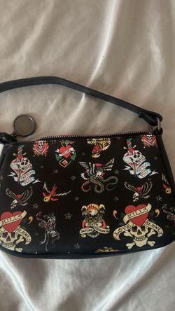 Ed Hardy Tattoo Print Mini Shoulder Bag