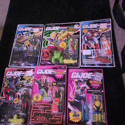 Vintage g.i. Joe figures and stuff