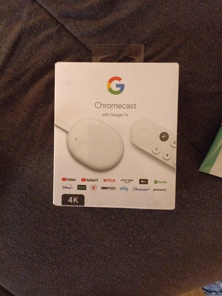 Google Chromecast 4k With Remote