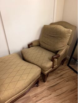 A. Rudin Designer Lounge Chair & Ottoman – Luxury Custom Furniture