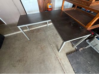 L-shaped desk