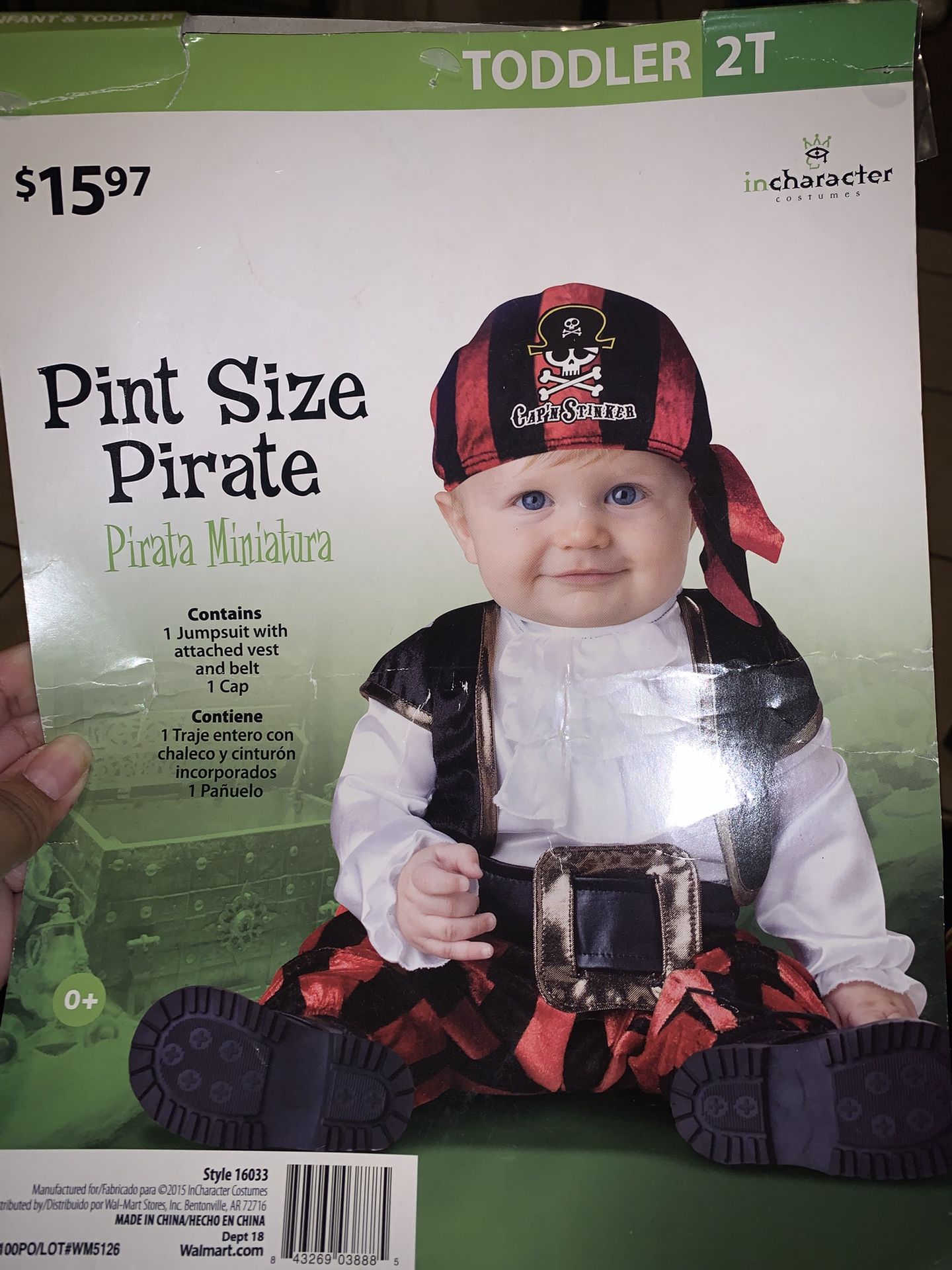 Toddler Pirate Costume