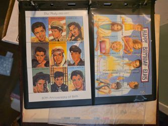 Elvis  Presley stamp collection see pics