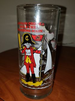 Vintage 1980 McDonald’s Captain Crook Glass