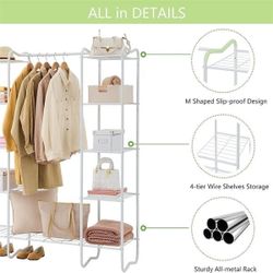 Gewudraw  is a heavy-duty, freestanding garment rack