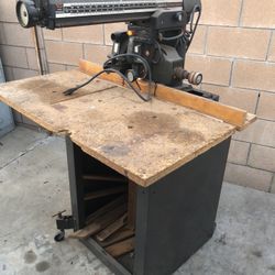 Craftsman Radial Arm Saw On Rolling Stand