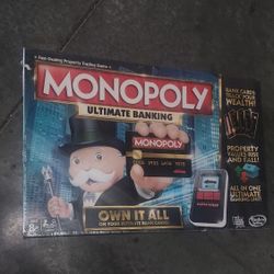 Ultimate  Monopoly Electronic Game Board COMPLETE