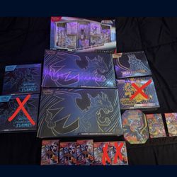Pokemon - LOT BOOSTERS , UPC , ETBS, TINS , FIGURE COLLECTIONS 