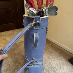 vintage wilson professional bag ladies golf clubs