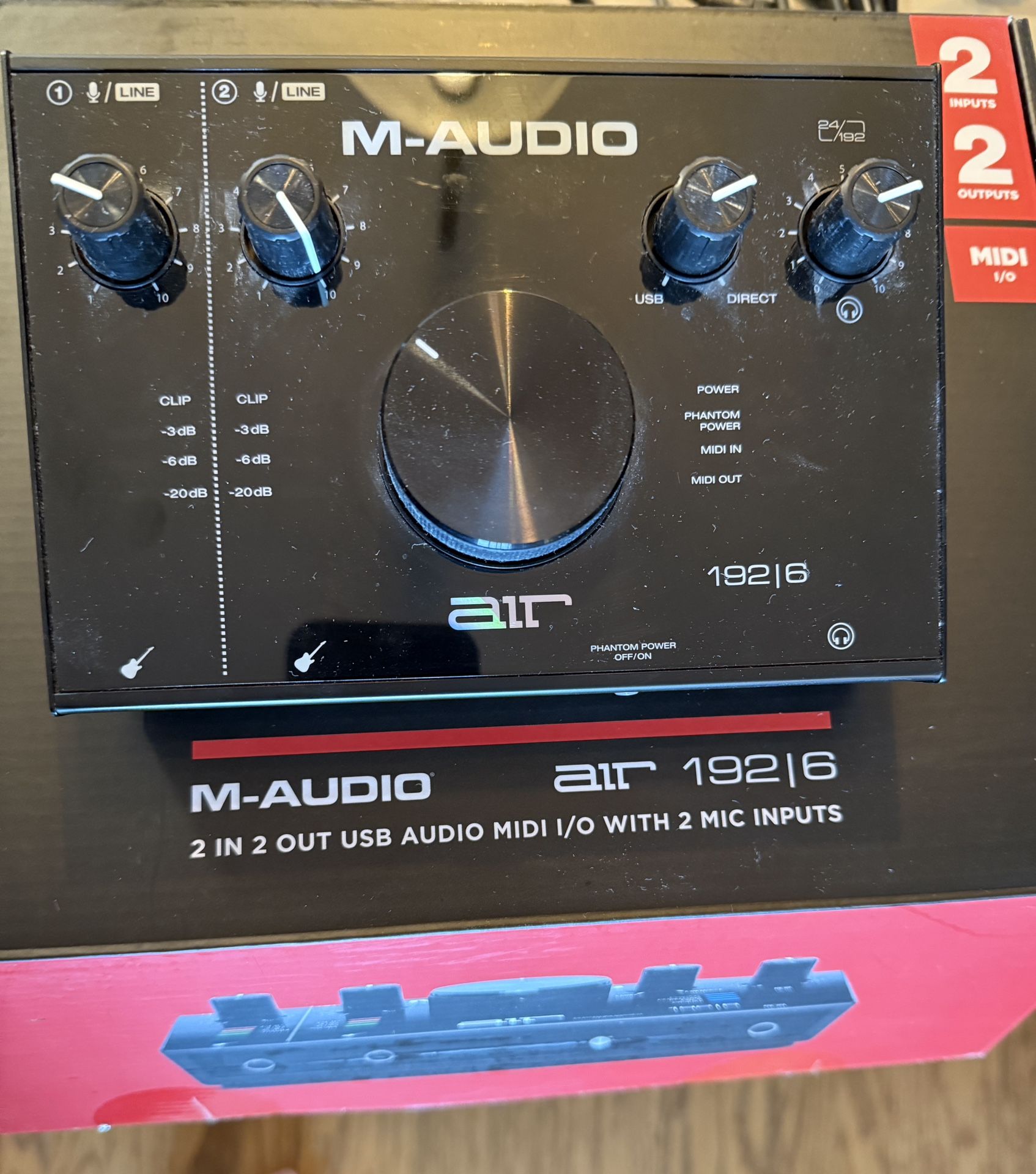 M-Audio Air 192 | 6 (with extra cables)