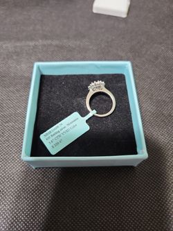 Moissanite Sterling Silver Sz5 Woman's Ring