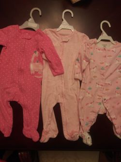 Baby girl carters. 3 pieces