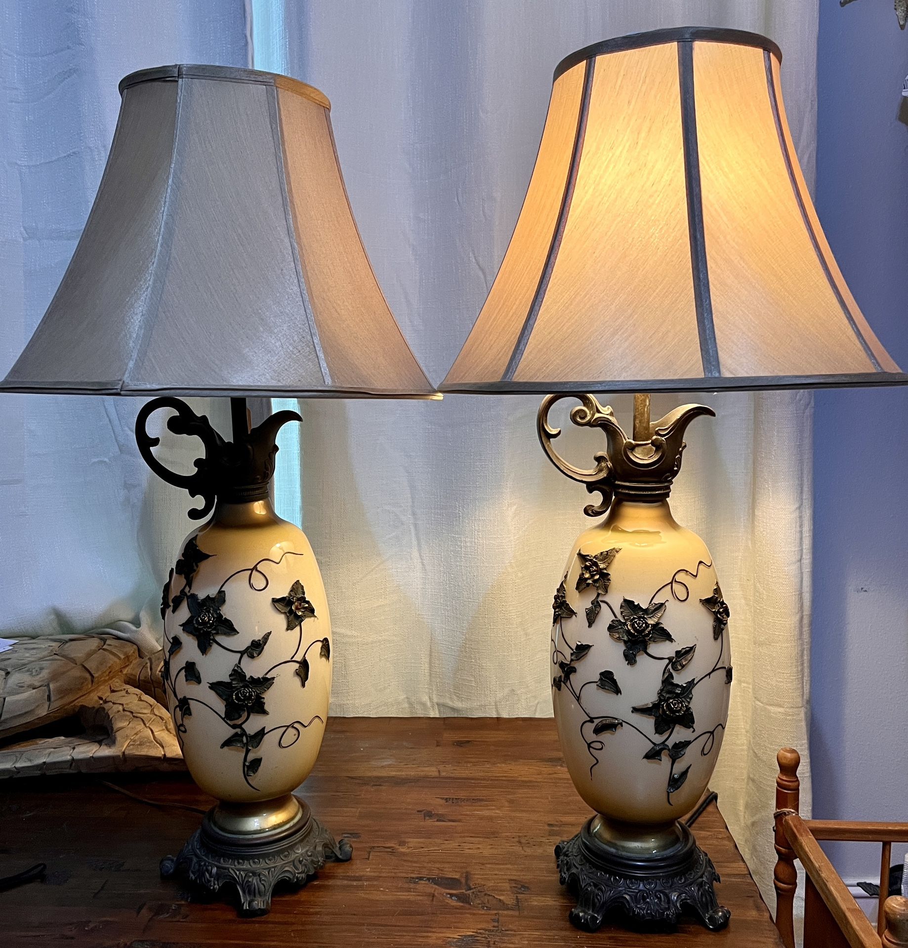 Hollywood Regency Falkenstein Pitcher Lamp (pair)