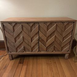 Large Wooden Teak Storage/Tv Stand 