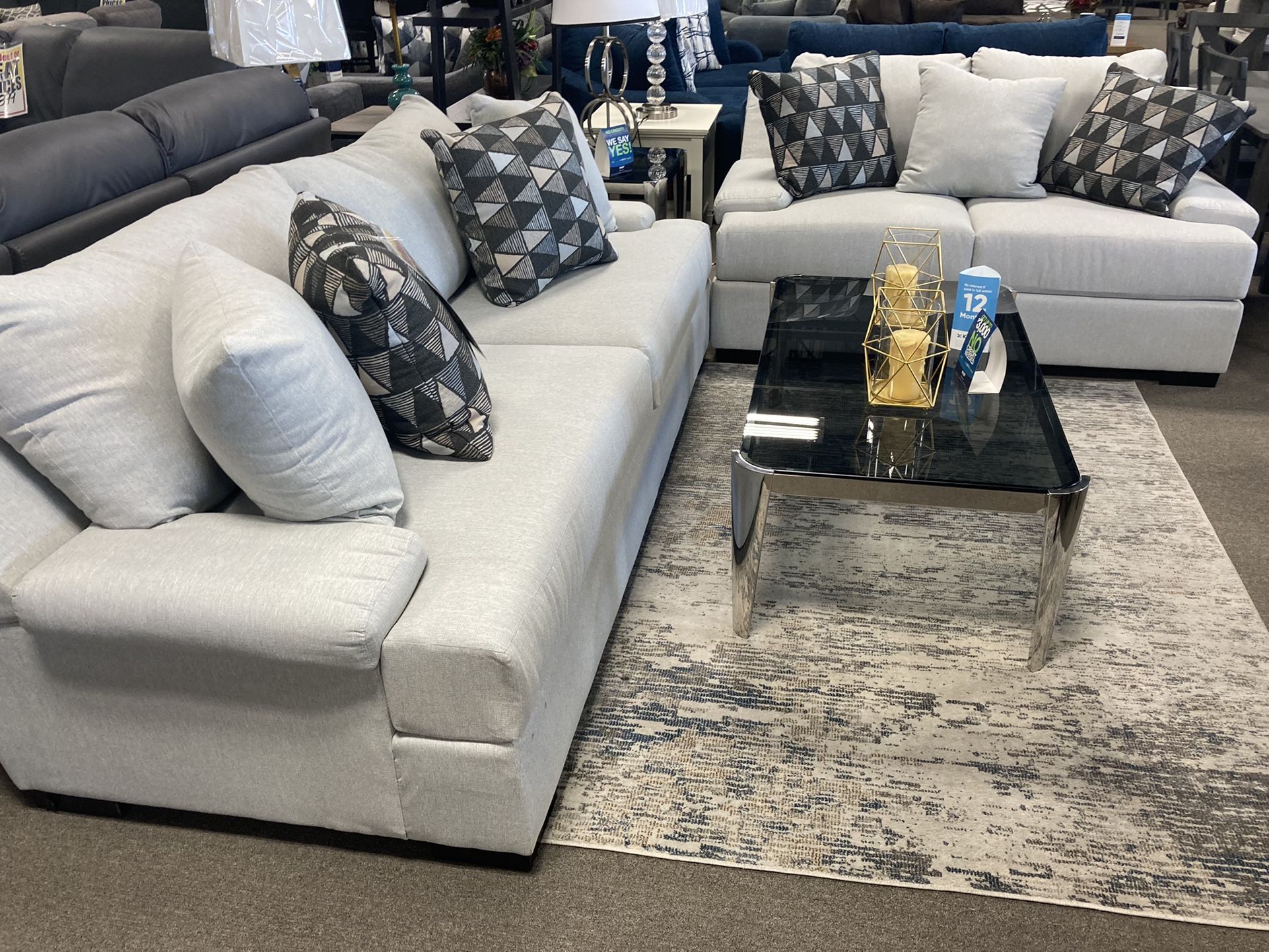 Beautiful Sofa &Loveseat ✨🤍 Easy Financing Available ✨✅