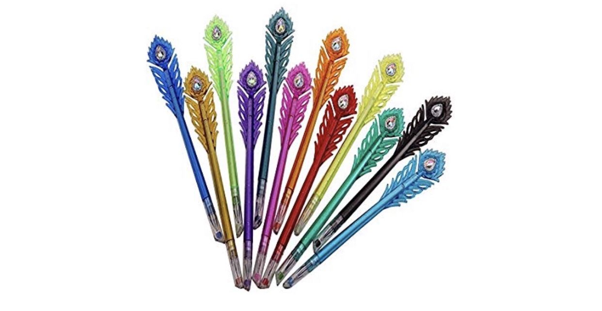 Peacock feathers pattern