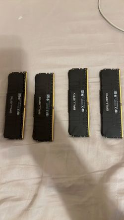 4 ballistix 8gb DDR4 3200 w/xmp