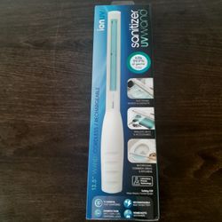 Ion UV Sanitizer Light Wand 13" Cordless White Rechargeable