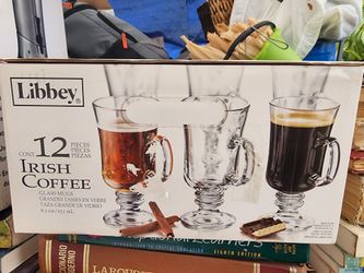 Libbey Irish Coffee Glasses 12 piece