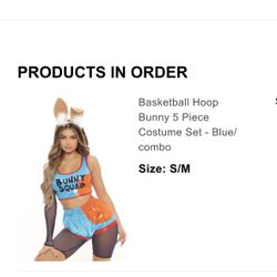 Basketball Hoop Bunny Halloween Costume 