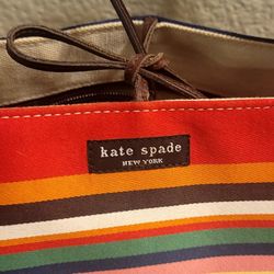 Kate Spade Multi Color Stripe Bag