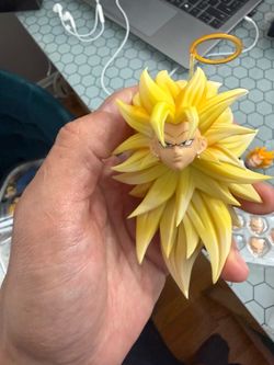 Dragon Ball Super Saiyan 3 Goku Figure vegito (only head)