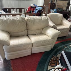 Couch And Large Chair - Located In Nuuanu
