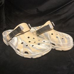Crocs all terrain marbled clogs