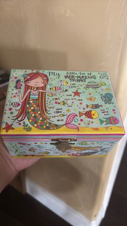 Mermaid music keepsake box
