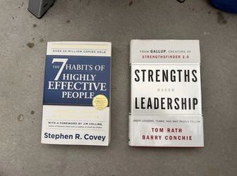 2 Leadership & Self-Improvement Books Bundle - 7 Habits + Strengths Based Leadership