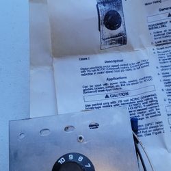 Dayton Grainger Motor speed control module 4X796D and 4X797D 5jj60