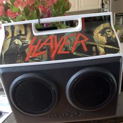 Slayer Igloo Cooler Bluetooth Speakers 