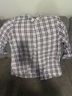 Plaid Button-Down Shirt