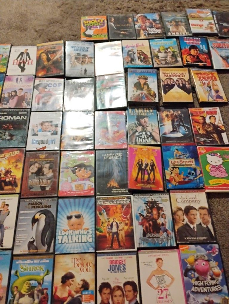 Vhfs CDs Cassette Cases Got Movies Music