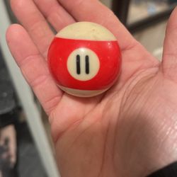 Mini Number 11 Pool Ball