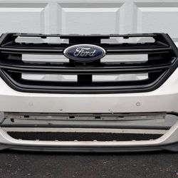 WHITE FORD EDGE 2015 2016 2017 2018 FRONT BUMPER