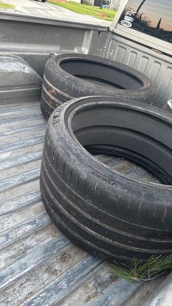 I have two tires in great condition size number (contact info removed)