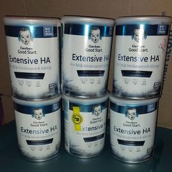 Gerber Goodstart Extensive HA Baby Infant Formula 6 Cans SEALED