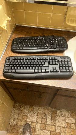 One Onn Wired Keyboard And One Gear Head Wireless Keyboard