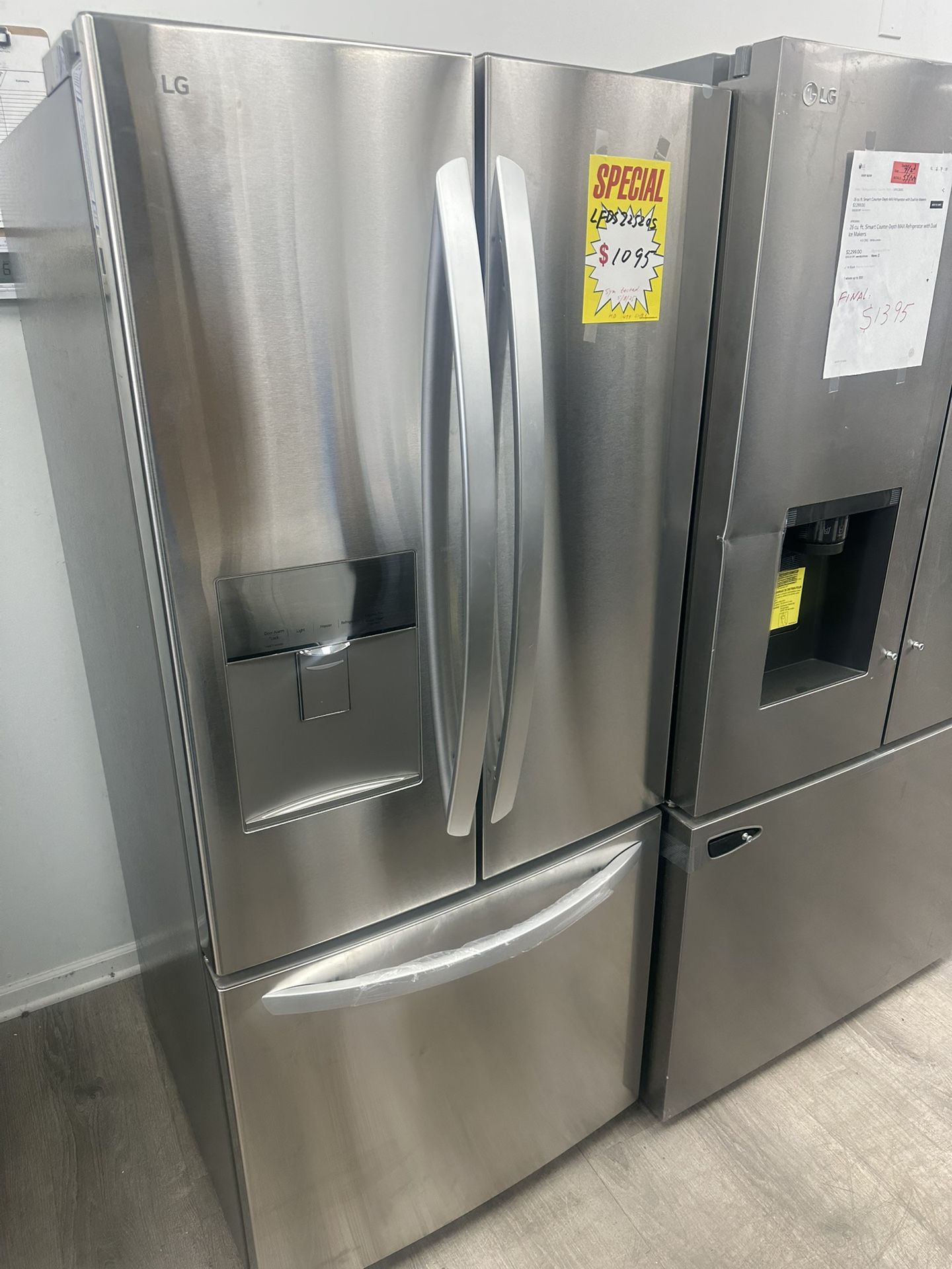 LG French Door Refrigerator 30” , $1095