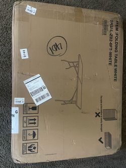Folding Table 6 feet white