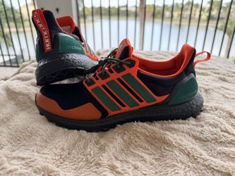 Adidas Ultra Boost Miami Hurricanes Sneakers