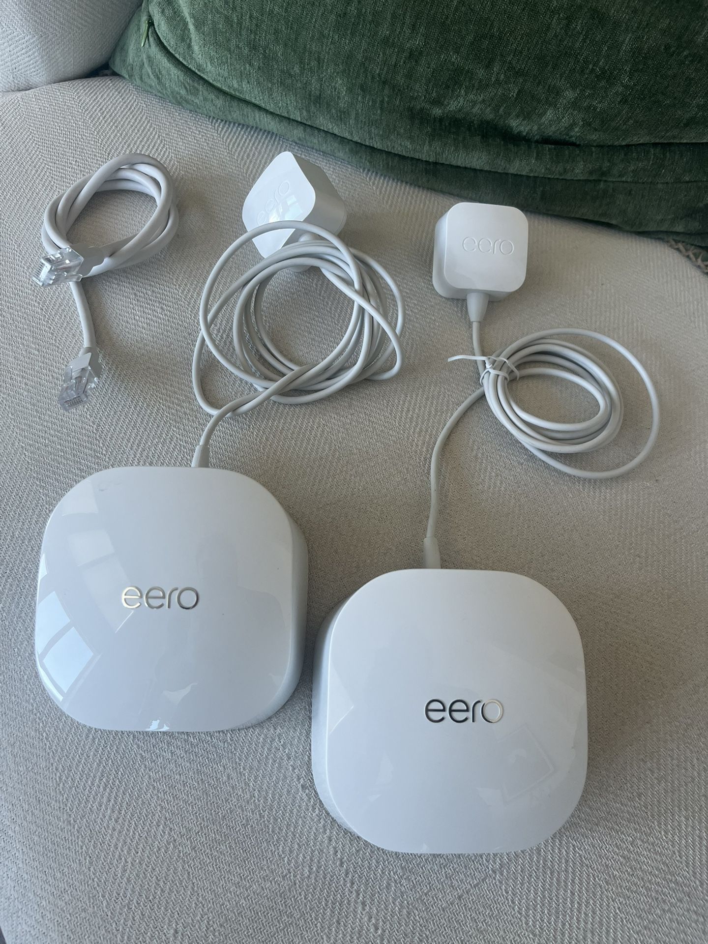 Dual Eero 6 WiFi Extender Routers — Like New
