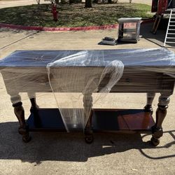 Elegant Dark Wooden Table
