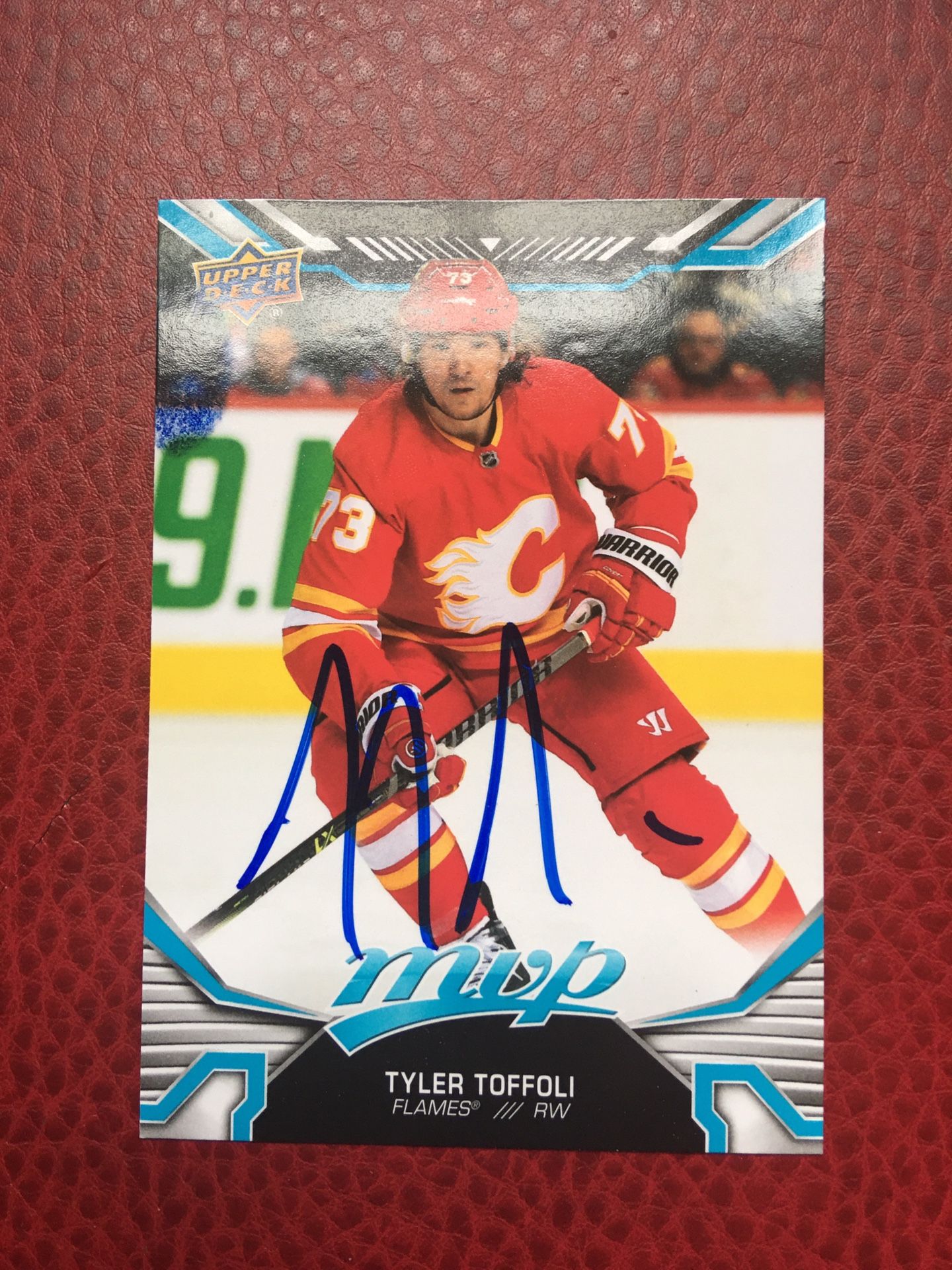 Autograph Card Signed By NHL Star Tyler Toffoli.