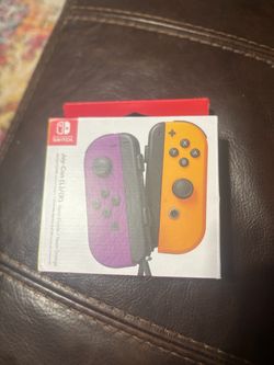 Nintendo Switch Joy-Con Neon Purple / Neon Orange
