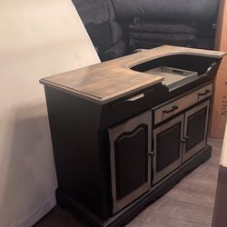 Hand Made Bar Grey Marble And Black 